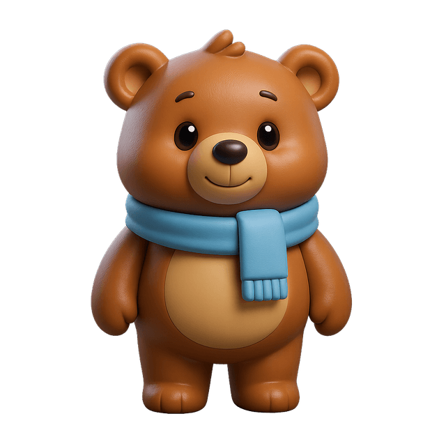 Kurdish TTS Bear Mascot